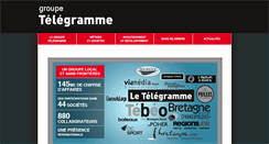 Desktop Screenshot of groupe-telegramme.com