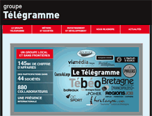Tablet Screenshot of groupe-telegramme.com